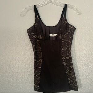 Maidenform Black Lace Camisole Shapewear